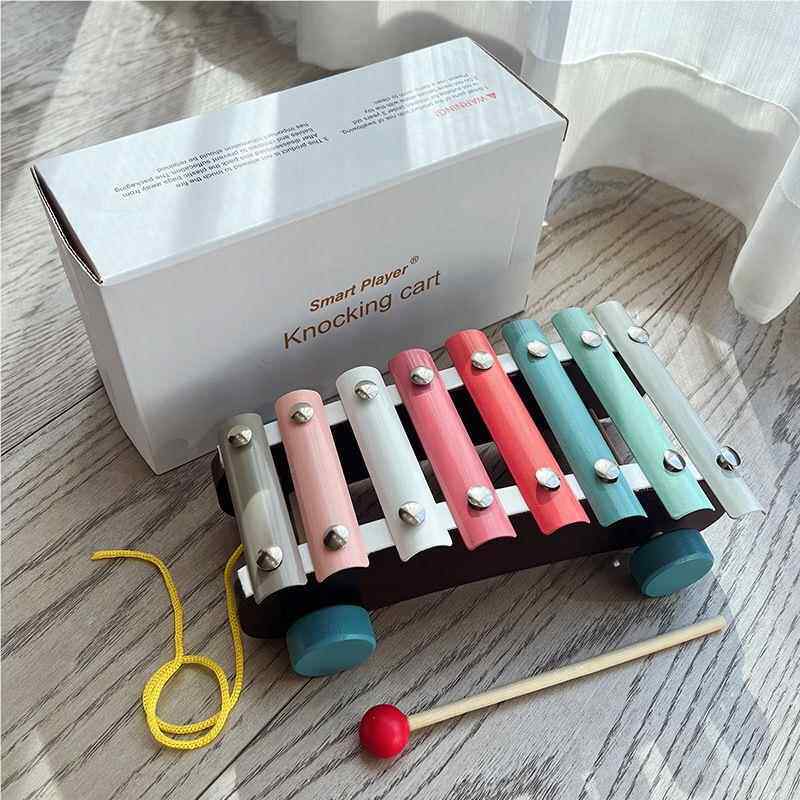 儿童木质益智具彩虹计算架拼装珠422园算架架36岁幼玩教具儿四档