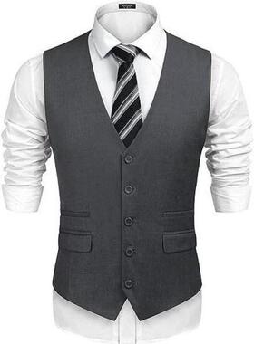 L 30263 Men's Suit Vest 士西装马甲跨境速卖通外贸