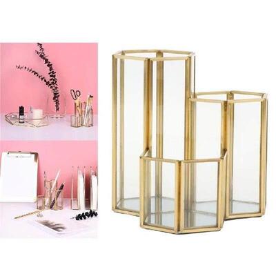 Portable Hexagonal Make UP Brush Storage Brush Holder