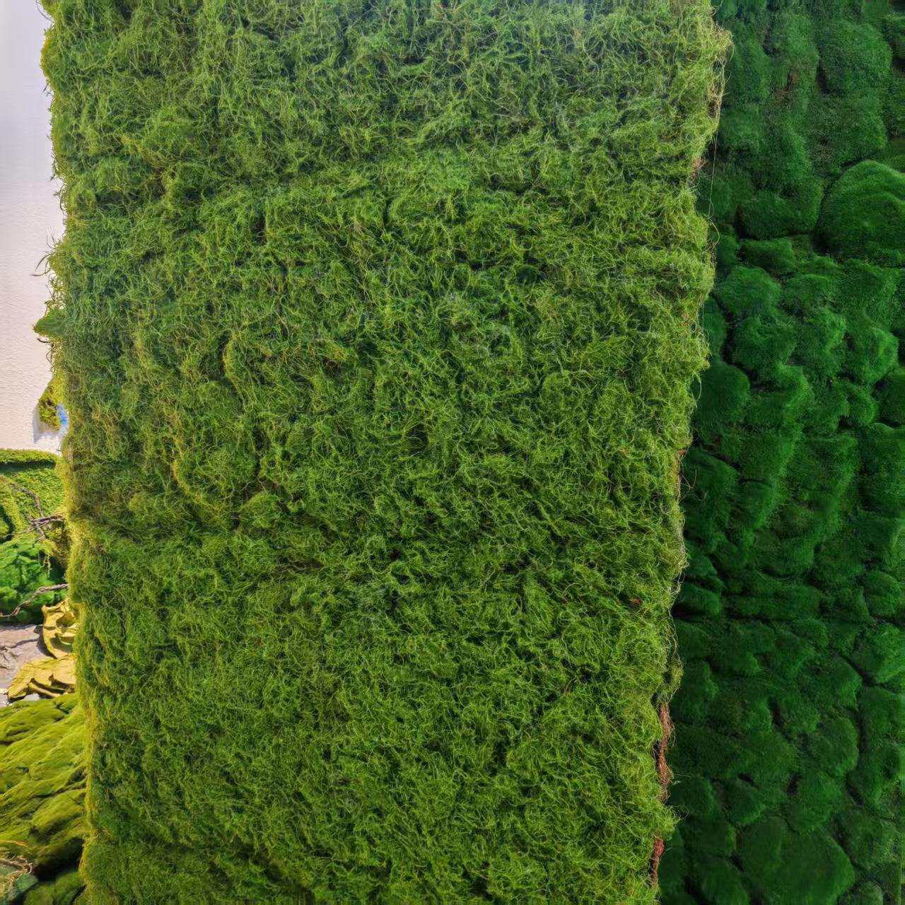 仿真索丝苔藓网红绿色苔藓地皮花艺软装仿真索丝青苔藓草皮