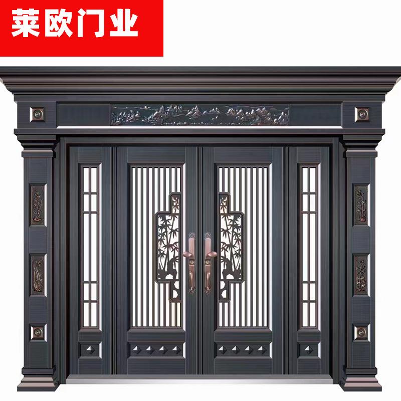 别墅入户门玻璃门法式铸铝锌合金阳台客厅院子铝合金子母门直供