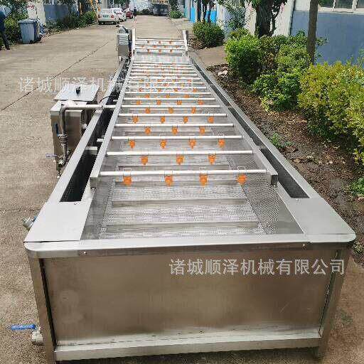 销售大虾清洗机海参清洗机鲅鱼清洗机连续式气泡洗鱼机