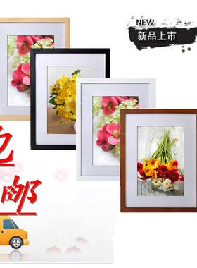 A6L定 制实木大相框挂墙3050 33*66 50*70 1000片拼图框字画装裱