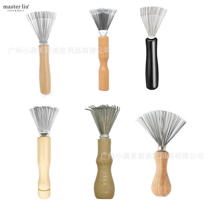 卷发梳子清洁爪头发清洁工具梳子除毛发勾子清理器清洁器