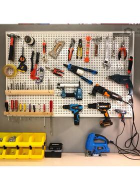 高档洞洞千孔板板圆用孔品上墙展示架五金工具家收纳手机饰配件货