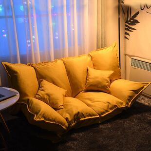 懒人沙发卧室榻榻米可折叠客厅放地上地垫式可躺可睡双人人类狗窝