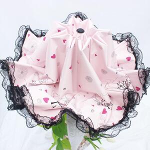 创意蕾丝花边伞雨伞女小清新韩版晴雨两用伞防晒遮阳伞女太阳伞女