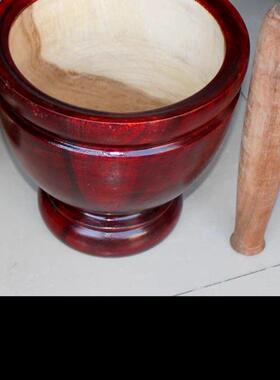 泰国桶式对窝研舂磨CD505063舂碎器家捣用商用舂凉拌手工舂筒凉拌