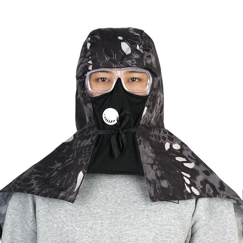 装卸工风帽防尘面罩头部防护用品