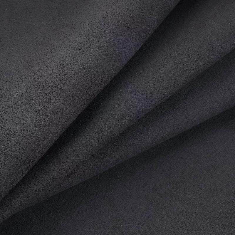 汽车内饰方面388盘套面料超向细纤维绒灰加厚耐磨软包硬包碳色翻