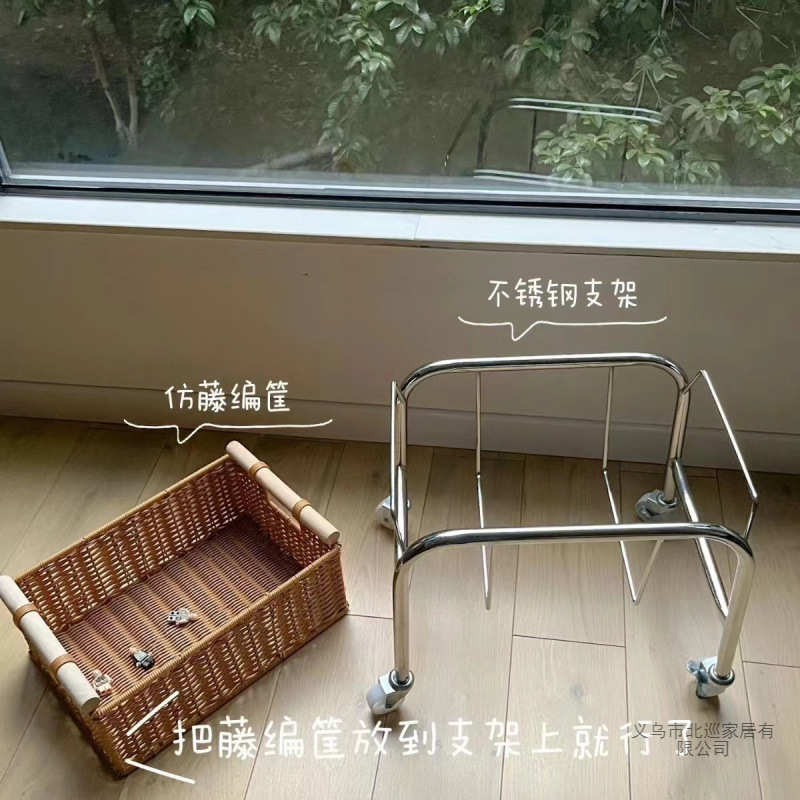 零食小推车大号置物架床头落地卧室宿舍好物出租屋房间收纳架
