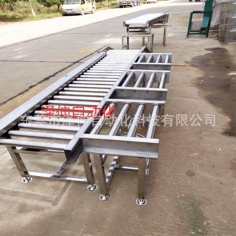 厂家滚筒输送线设备 优惠无动力辊轮生产线 不锈钢食品辊筒输送机