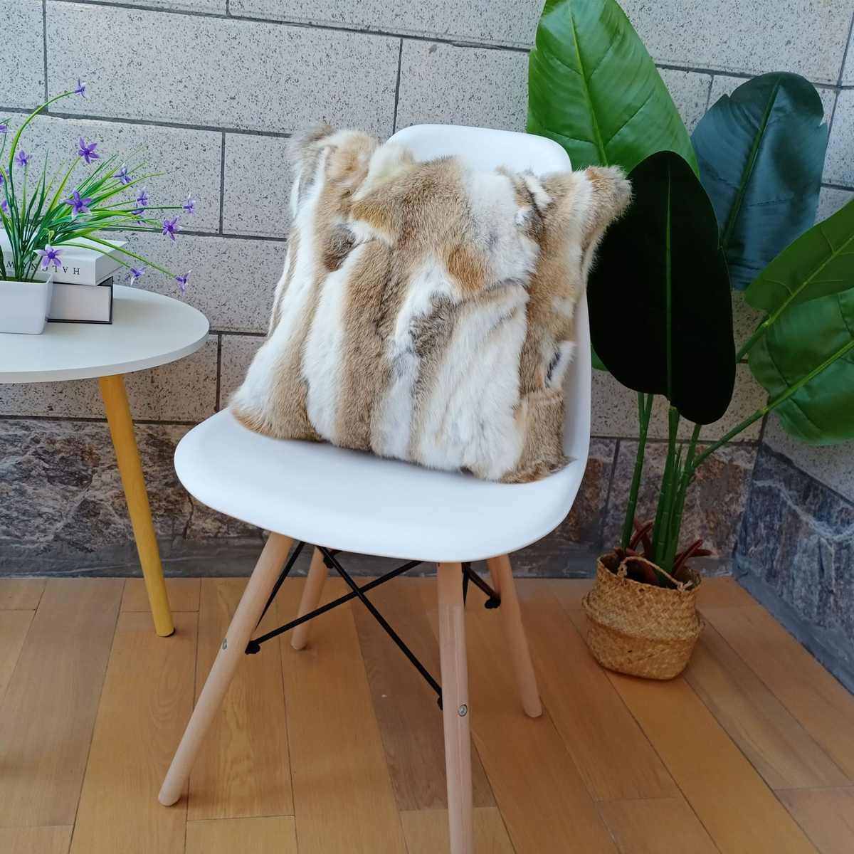 简约兔毛抱枕ins轻奢卧室沙发床网红拼接色抱枕套客厅靠枕套靠垫,居家布艺,靠垫/抱枕,淘宝优惠券,粉丝福利购,淘宝优惠卷