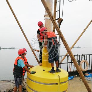 全新塑料停泊靠岸警示锚浮标 码头系泊锚浮标 浅水航道助航浮标