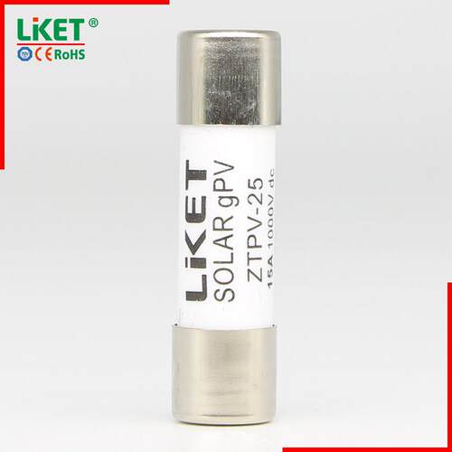 光伏光伏组合箱逆变器专用保险丝Ztpv-25保险丝Dc1000V Dc 15A
