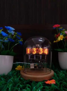 IN12辉光管钟复古赛博朋克桌面摆件散件DIY创意时钟怀旧手工