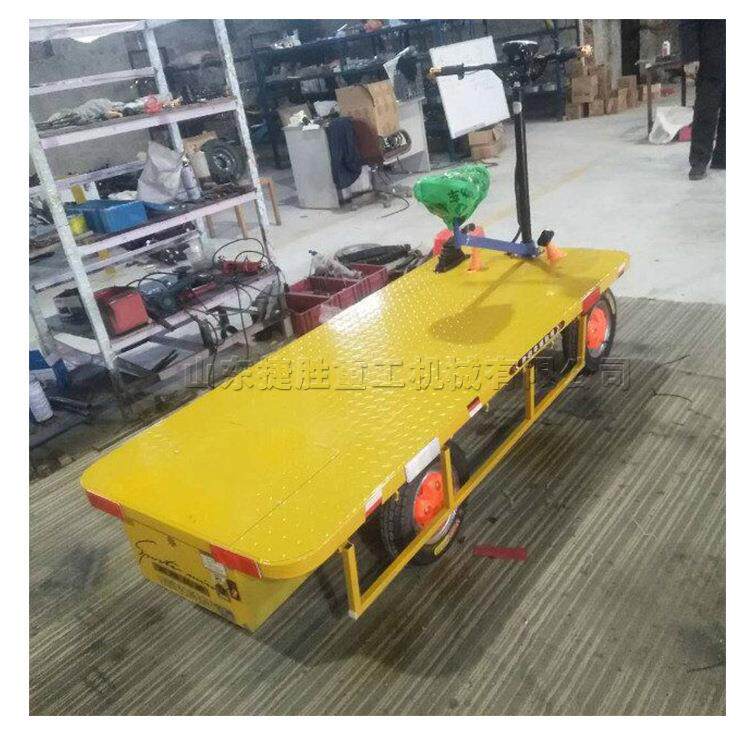 铁路建设平板运输车 电动搬运工具车 倒骑驴四轮拉货车载重王