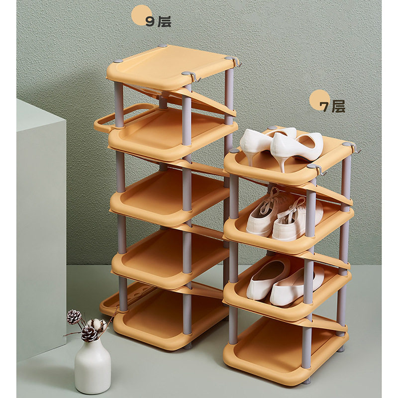 鞋架简易门口多层塑料省空间小型窄用宿舍网红靠墙鞋子收纳神器