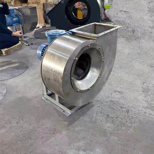 304不锈钢离心风机4-72-4.5A右旋90°出风 配套电机132S2-7.5kw