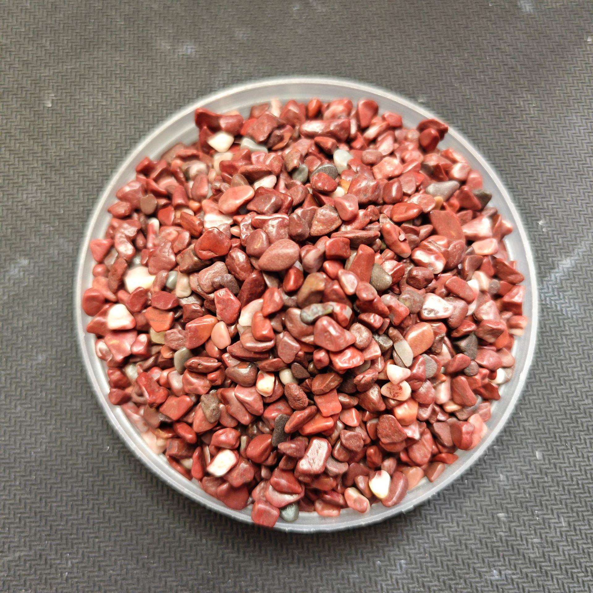 现货供应水洗石子五彩水洗石园林景观透水地坪胶黏石子多肉铺面用图片