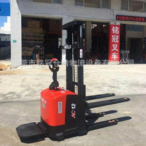 电动堆OOB高车全电叉车电动堆高机1.2T合力动叉车电电动动高托盘