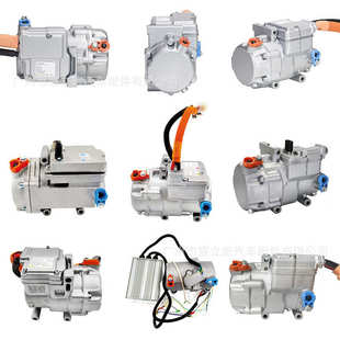 通用型涡旋定三档电动频12v24v48v312v汽车高效压缩机一体pmw制冷