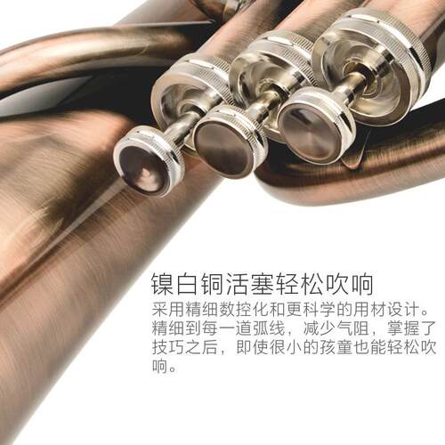 爵士朗JAZZOR JZBT-V40降b调 仿古立键次中音号