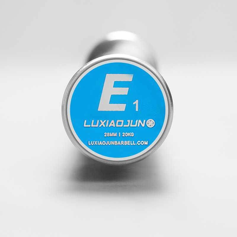 E1全硬铬黑铬男士举重训练杆彩色杠铃杆轴承奥杆