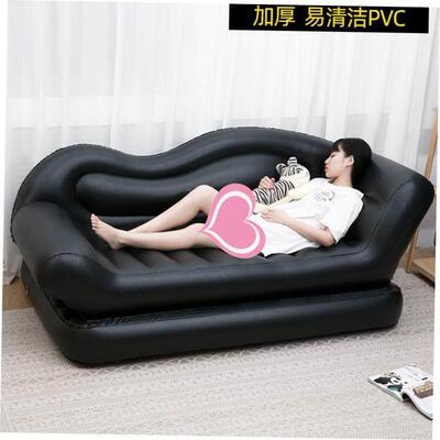Inflatable sofa bed outdoor folding air cushion bed sofa
