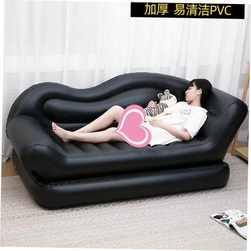 Inflatable sofa bed outdoor folding air cushion bed sofa