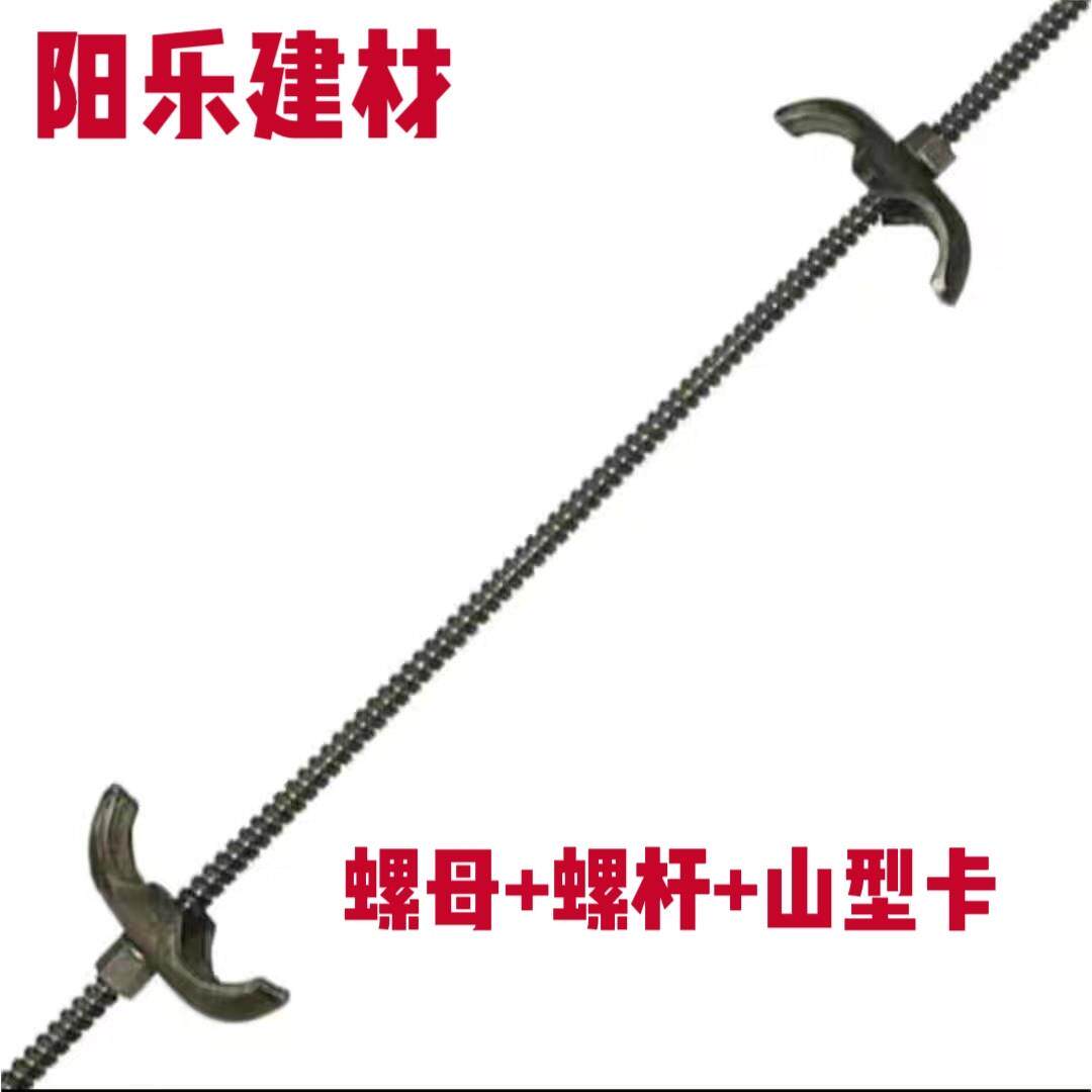 建筑梯形螺栓对拉丝杆粗牙螺栓工地用穿墙丝木工螺丝杆粗牙丝杆