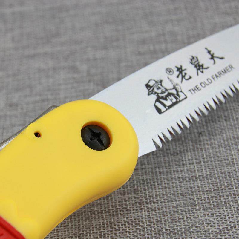 老农夫折叠锯 果园花艺盆景工具 修枝整枝手锯子 原装台湾制造