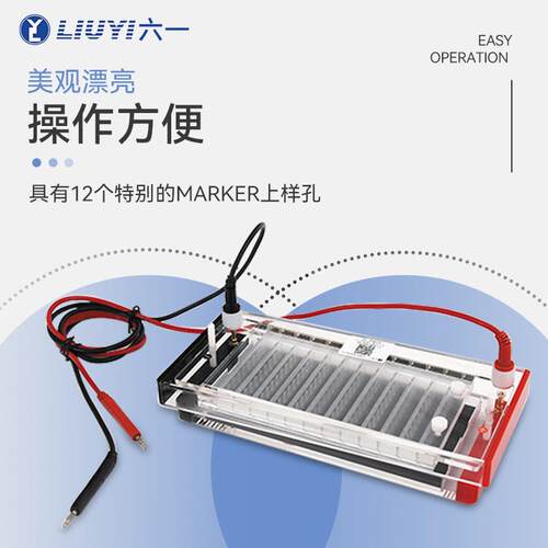 北京六一 实验室快速凝胶电泳仪DYCP-44N电泳槽可用8道移液器加样