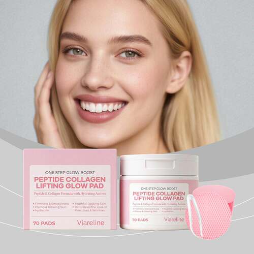 VIARELINE Facial Care Cotton Pads - Gentle, Moisturizing, El