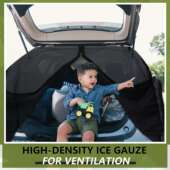 汽车防蚊网虫955窗帘遮阳帘车蚊载车后门磁性磁吸后箱纱纱窗备尾