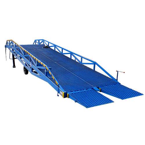 现货移动式登车桥6吨8101520物流仓库车载卸坡台装卸货叉车集装箱
