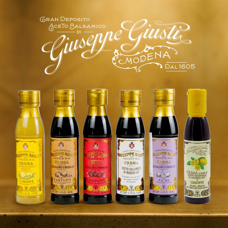 giusti意大利进口西餐醋汁忌廉醋覆盆子草莓香橙松露调味醋150ml