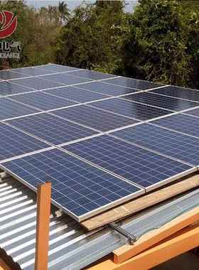 无边框光伏支架配件太阳能板固定夹具光伏支架铝合金太阳能支架