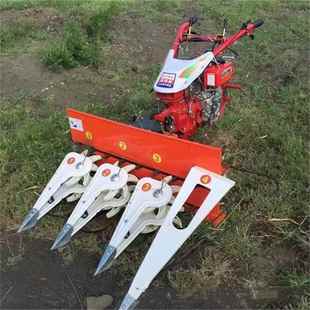 电启动柴油自走式 割晒机油菜大豆水稻收割机全自动小型玉米收割机