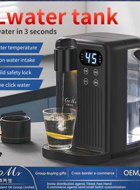 即热饮水机速热小型家用净水器桌面抽水台式开水热水跨境