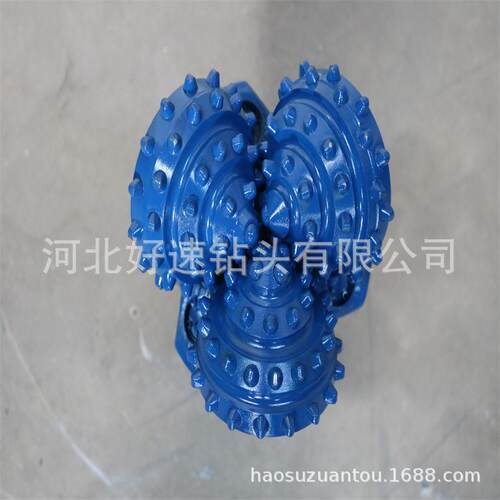 石油钻采机械配件镶齿三牙轮钻头6 1/2英寸165mm--IADC537/617