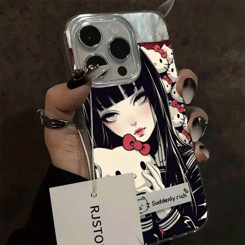 川上富江适用苹果16PROMAX手机壳iPhone15硬壳14新款13羽纱12小众