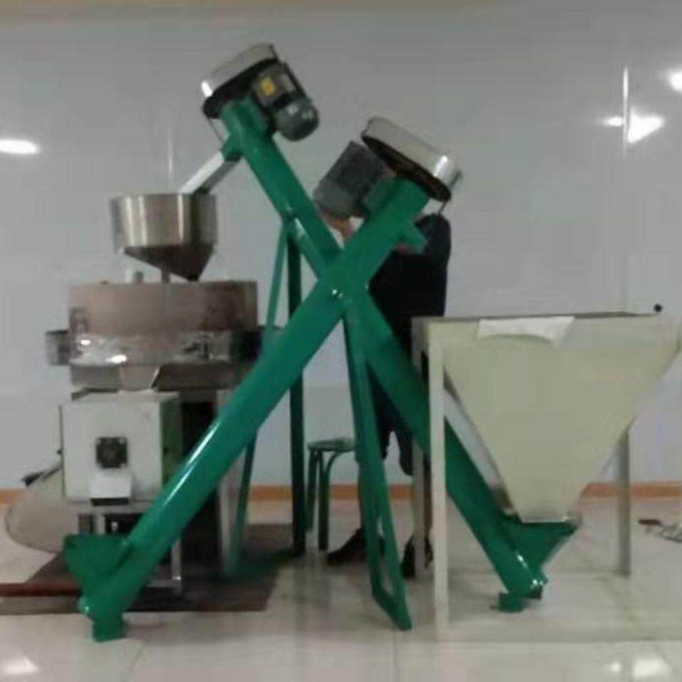 大型商用全自动石磨面粉机碾米机磨面粉加工设备大型粗粮加工机械