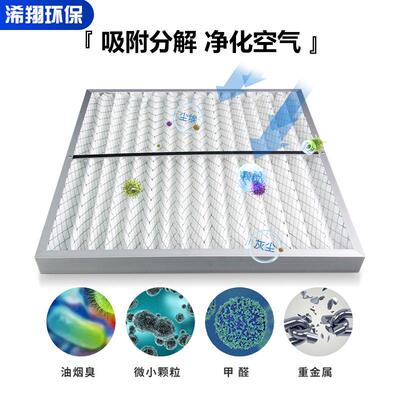 g业4效板式过滤滤初器工UKL除尘中央空调铝合金空气厂家可清洗芯