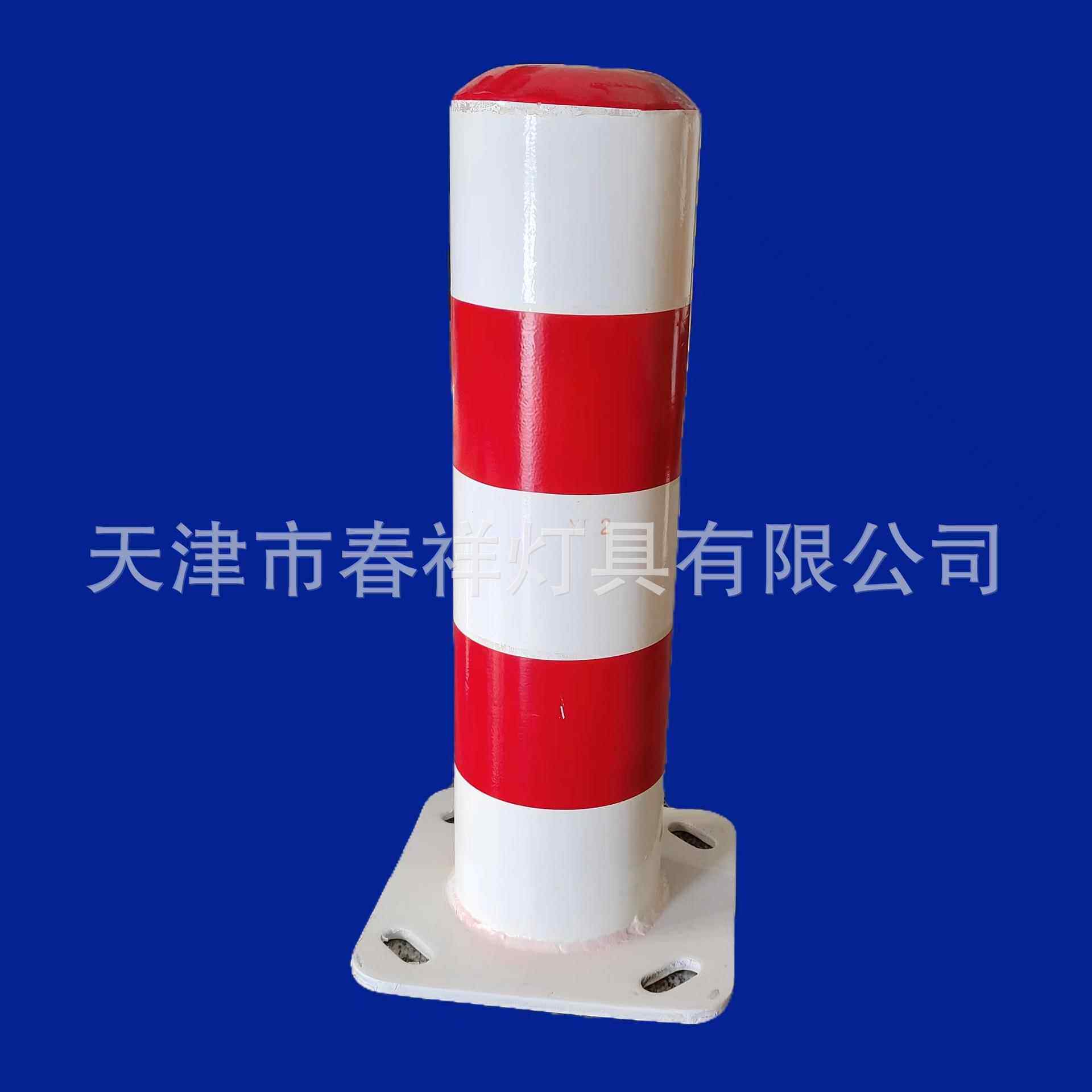 天津交通设施钢管挡车器路边隔离桩院内汽车防撞栏热镀锌防撞桩