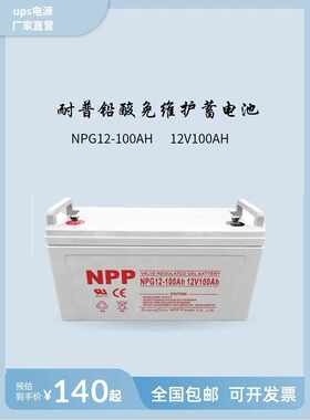 耐普蓄电池NPG-12V17AH/24AH/65AH/100AH/200AH铅酸免维护胶体
