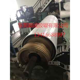 生产包胶砂光辊订做开槽动平衡砂光机胶辊配件