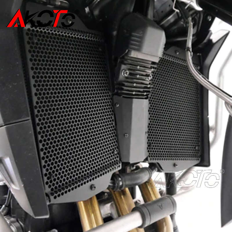 适用凯旋Tiger900/850 Sport改装 水箱保护网散热器防护罩