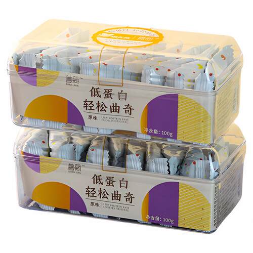 低蛋白曲奇饼干森无忧小零食健康零食品追剧零食100g低蛋白饼干