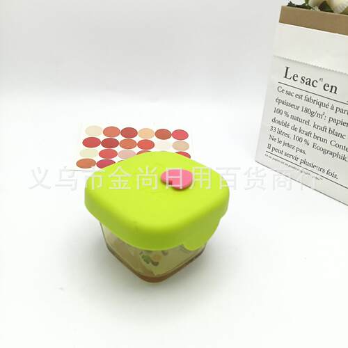 Cross-border Baby Glass Bowl Square Food-grade Feeding Box F